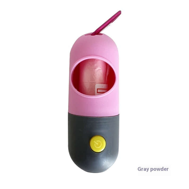 LED pet waste bag dispenser for dogs and cats