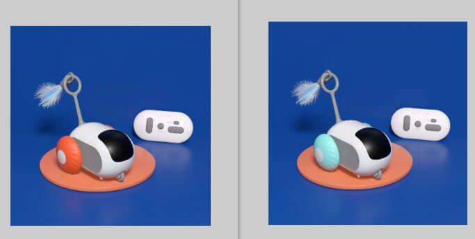 Interactive cat car toy for indoor play