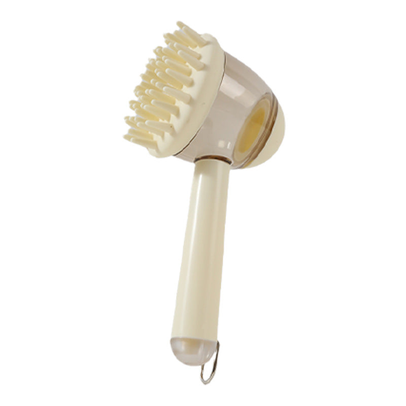 3 in 1 Pet Bath Brush en varios colores para perros y gatos, ideal para limpieza y masaje durante el baño.